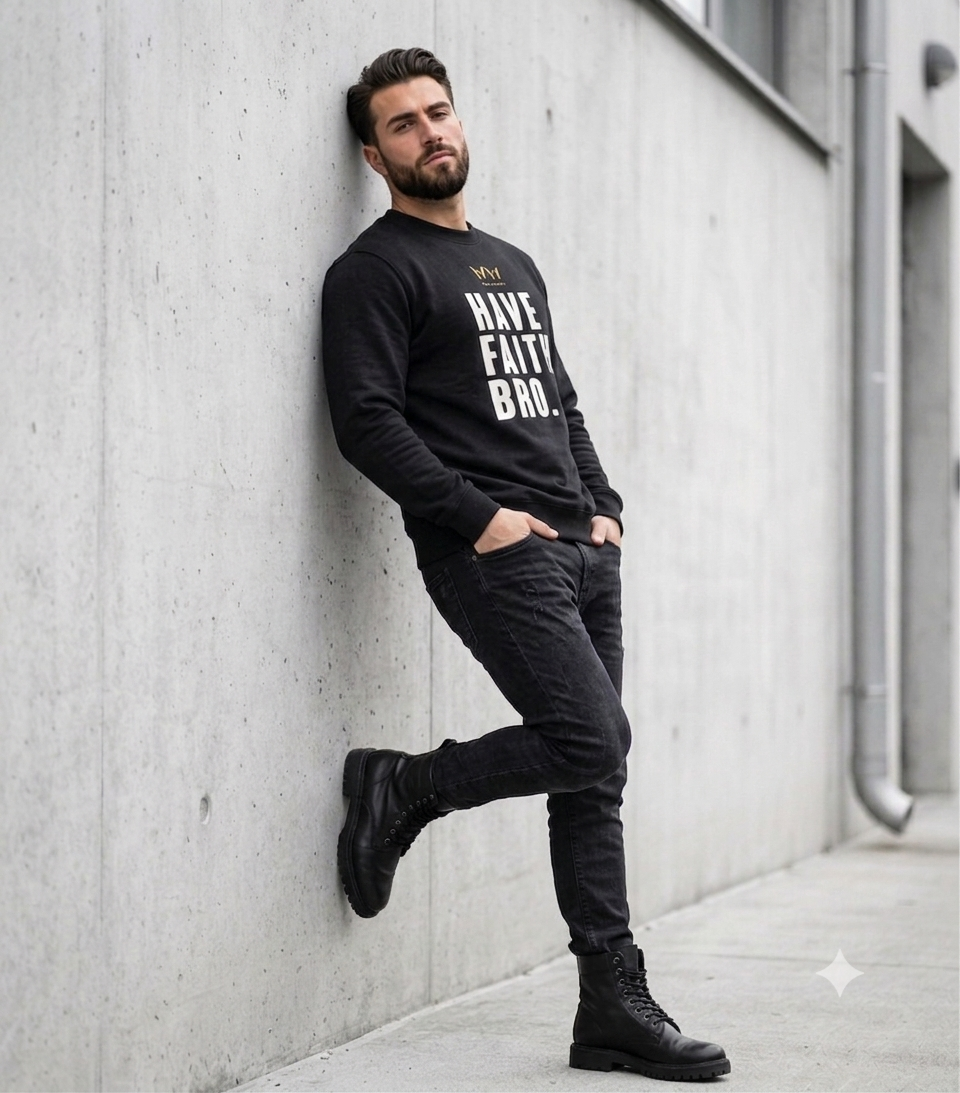 Wood & Water - HAVE FAITH BRO Sweatshirt