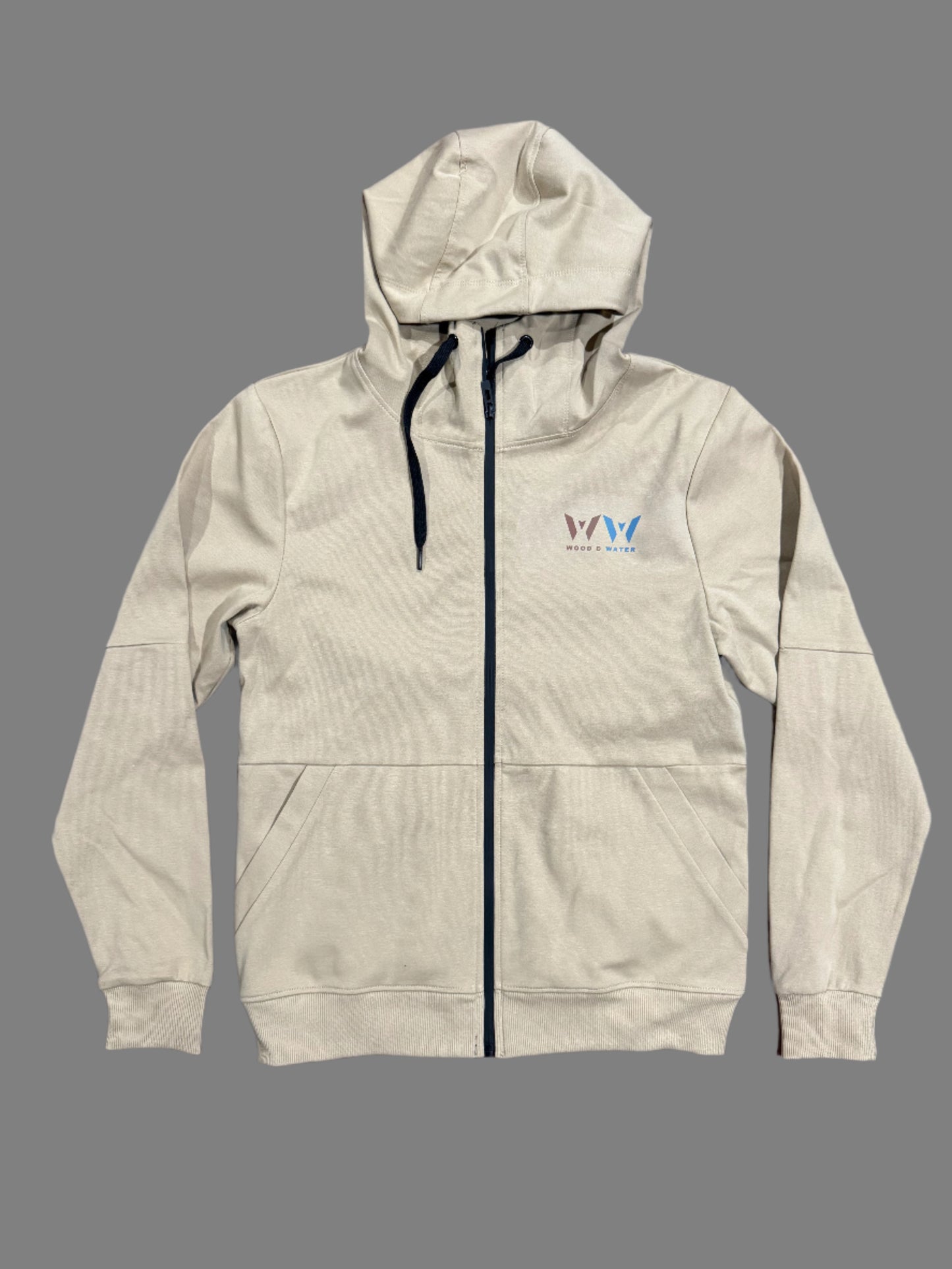 Wood & Water - Tech Fleece Set -Beige/Tan) Caribbean Iridescent Logo