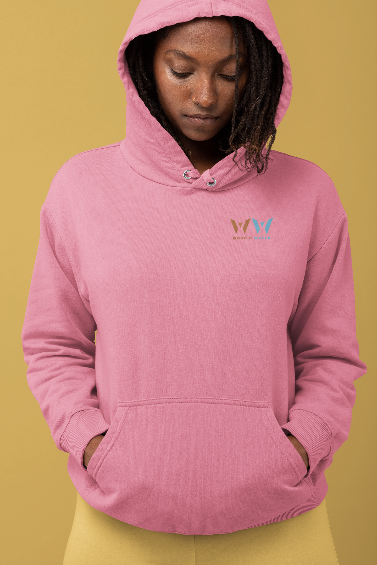 Wood & Water - Pullover Hoodie - Caribbean Reflective