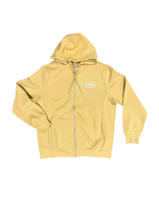 Wood & Water - Zip Up Hoodie - Canary