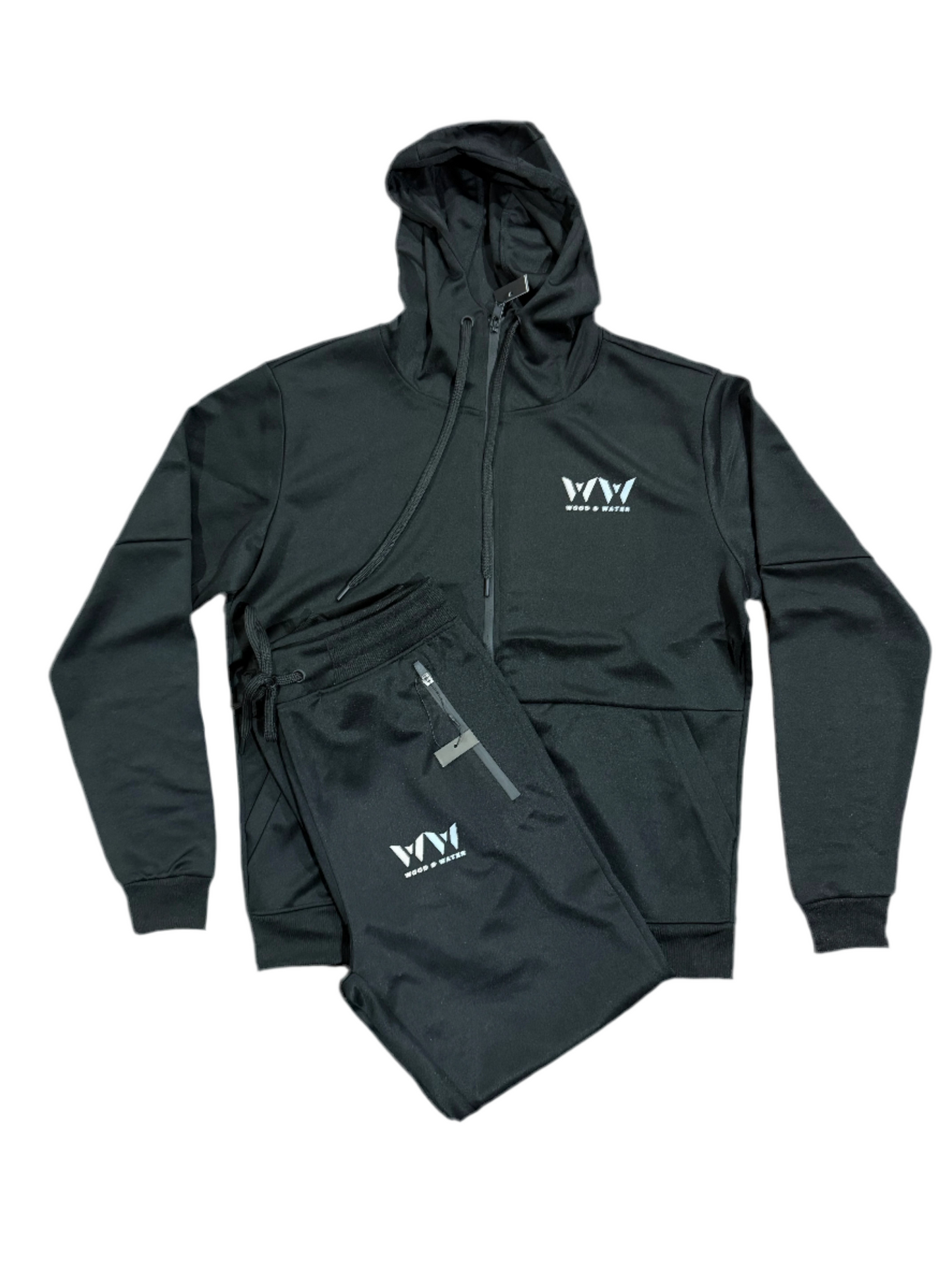 Wood & Water - Tech Track Suit - Black