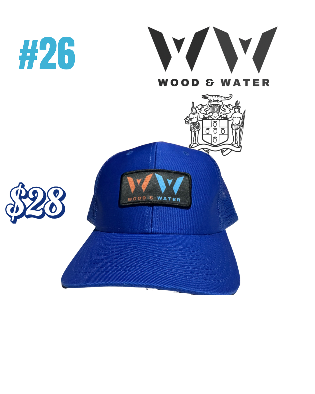 Wood & Water - Hat Deep Blue