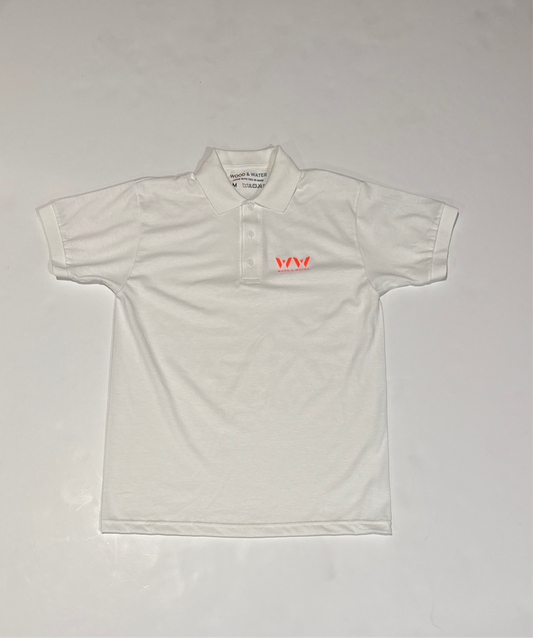 Wood & Water - 3 Button Polo - Caribbean Orange Logo