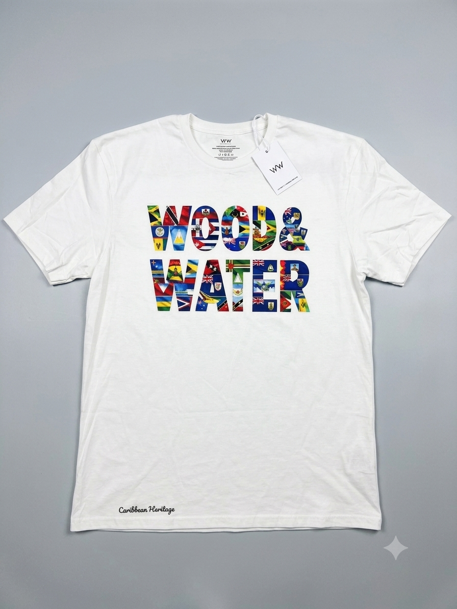 Wood & Water  - The Caribbean  Tee - Find Your Flag