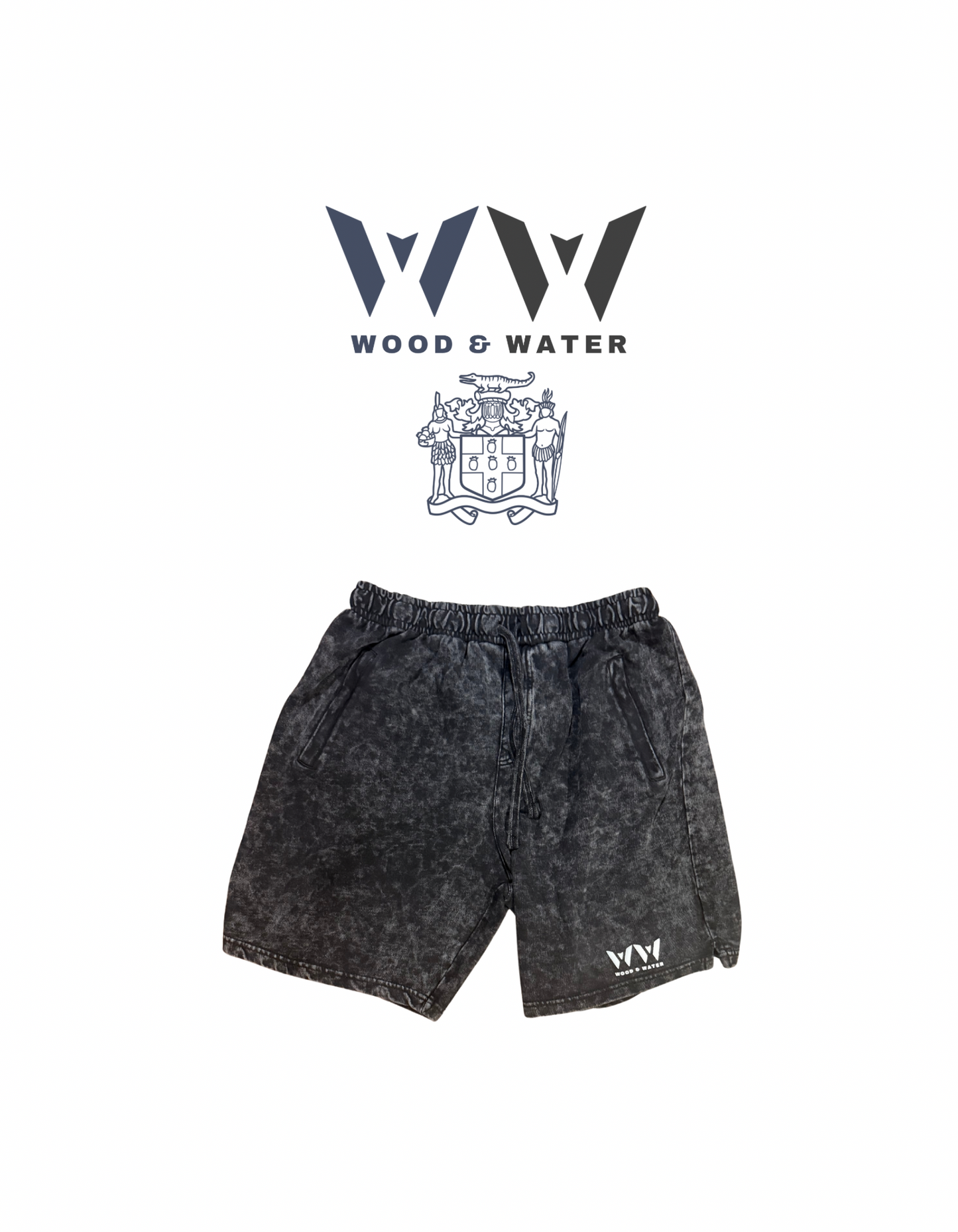 Wood & Water - Caribbean Black Acid - Sleeveless Short Set